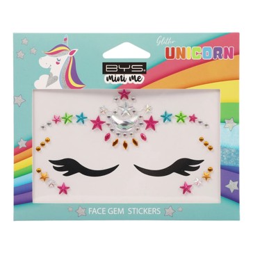 BYS Mini Me Face Gem Stickers - Glitter Unicorn