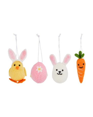 Anko Easter Felt Decoration - Assorted