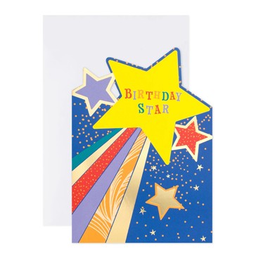 Connections from Hallmark Birthday Card - Birthday Star