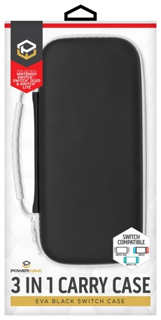 Powerwave Nintendo Switch 3 in 1 Carry Case – EVA Black