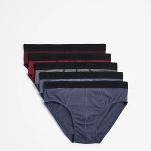 Australian Cotton Blend 5 Pack Hipster Briefs - Maxx thumbnail 2