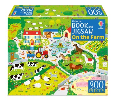 Usborne Book and Jigsaw: On The Farm - Book