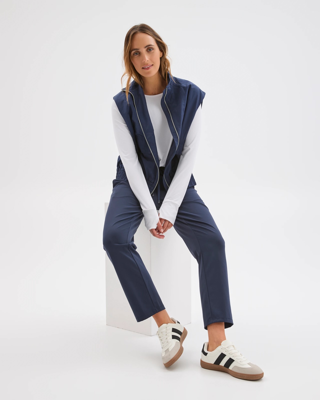 Active Studio Soft Travel Pants - Navy Blazer 3 of 5