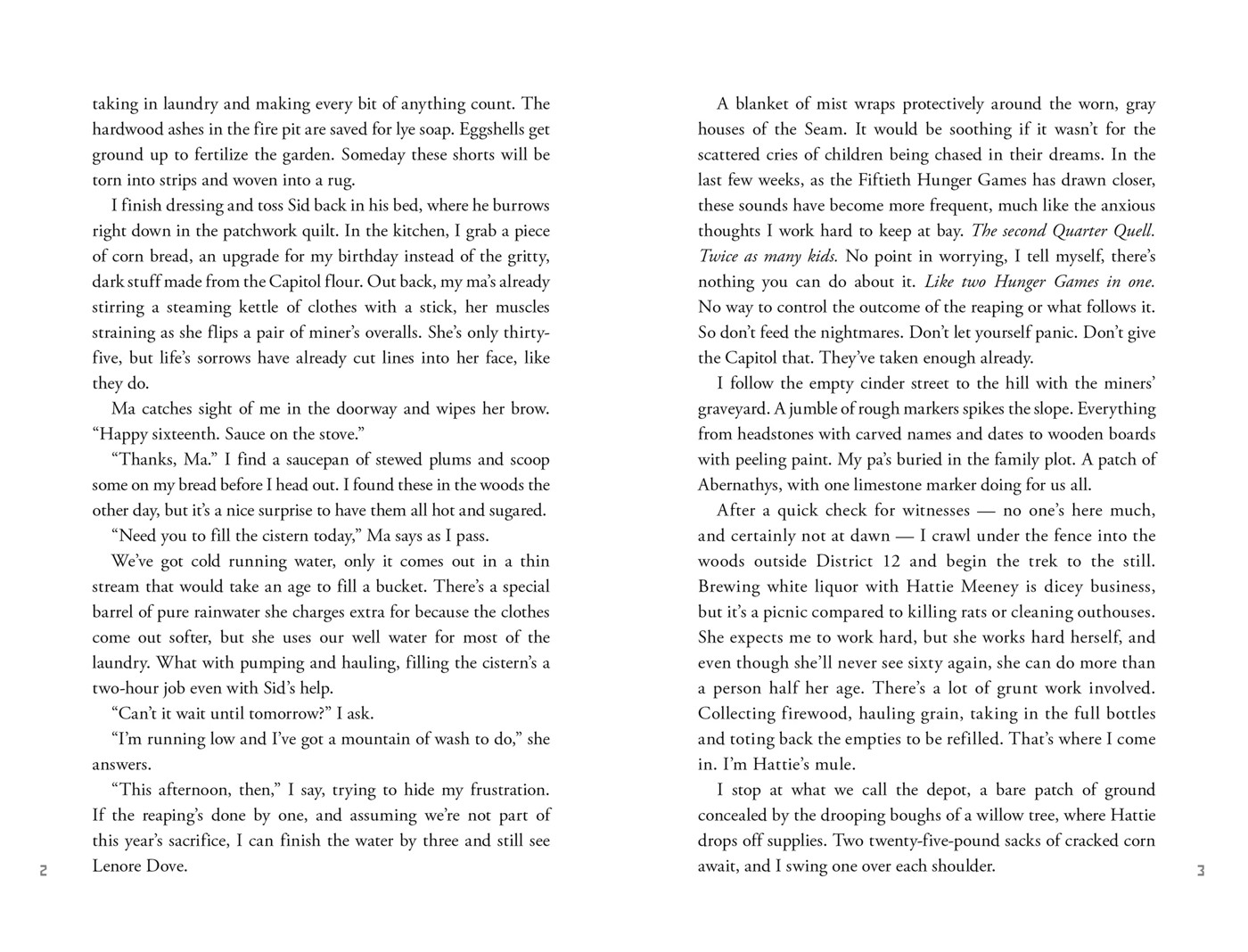 The Hunger Games: Sunrise on the Reaping by Suzanne Collins  3 of 3