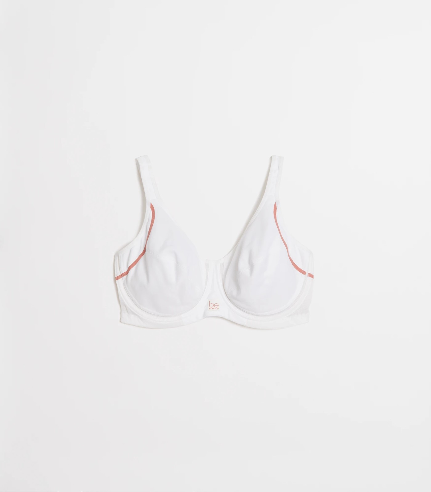 Be By Berlei High Impact Non-Contour Sports Bra - White