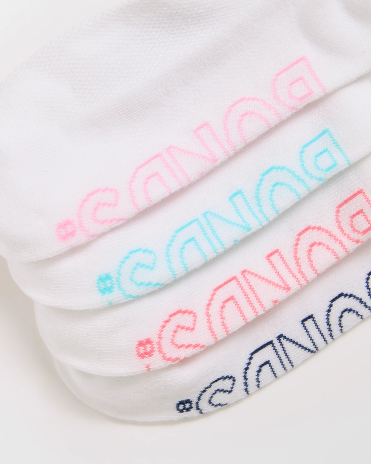 Bonds 4 Pack Logo Light No Show Socks - White 2 of 3