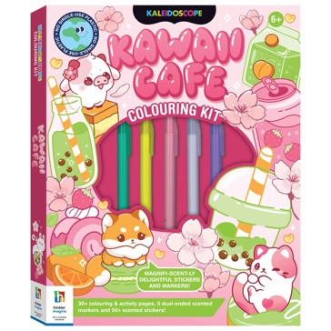 Kaleidoscope: Kawai Cafe Colouring Kit - Book