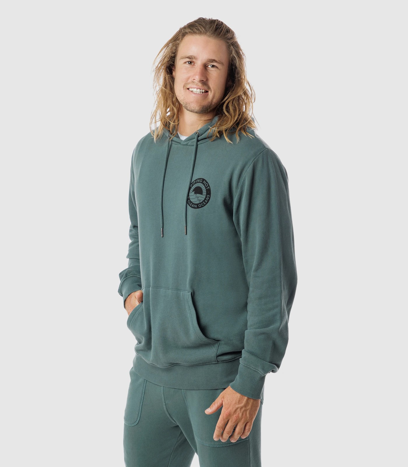 Piping Hot Clean Oceans Print Hoodie 2 of 4