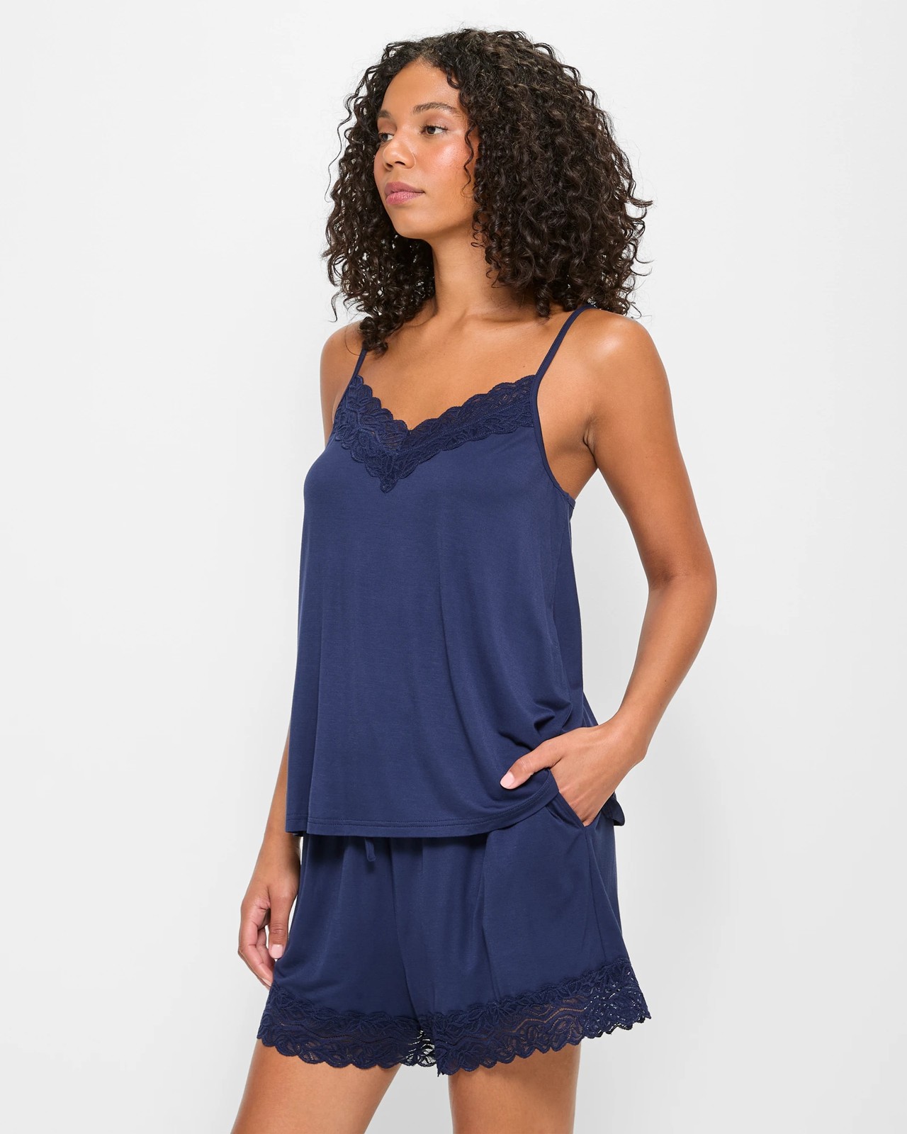 Soft Comfort Bamboo Sleep Lace Cami 3 of 5