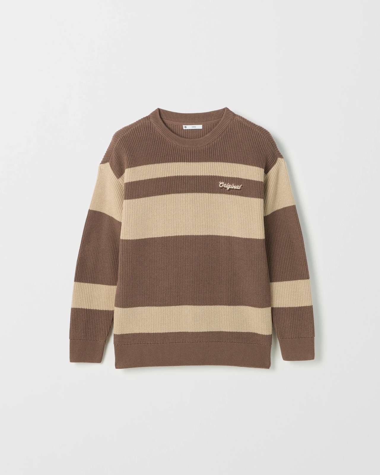 Australian Cotton Crew Neck Striped Sweater 5 of 6