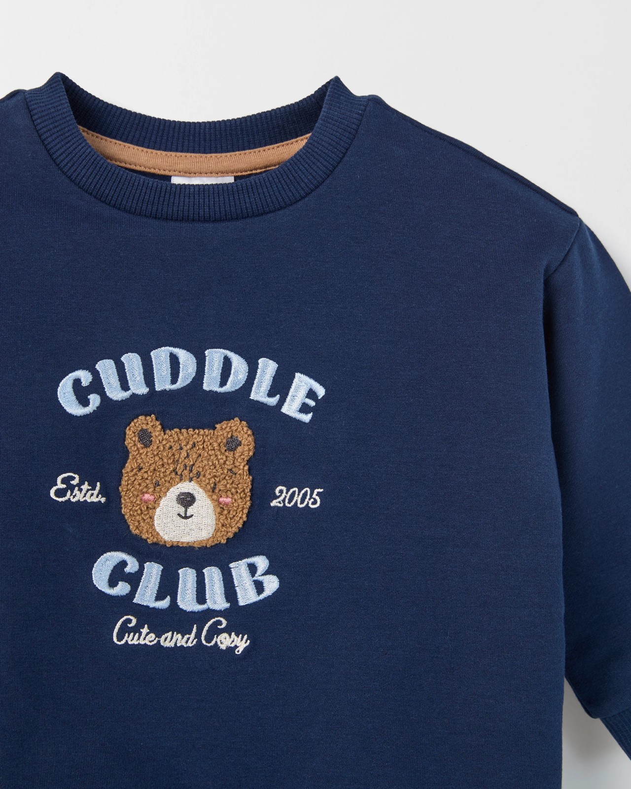 Baby Organic Cotton Long Sleeve Fleece Sweat Top 2 of 2