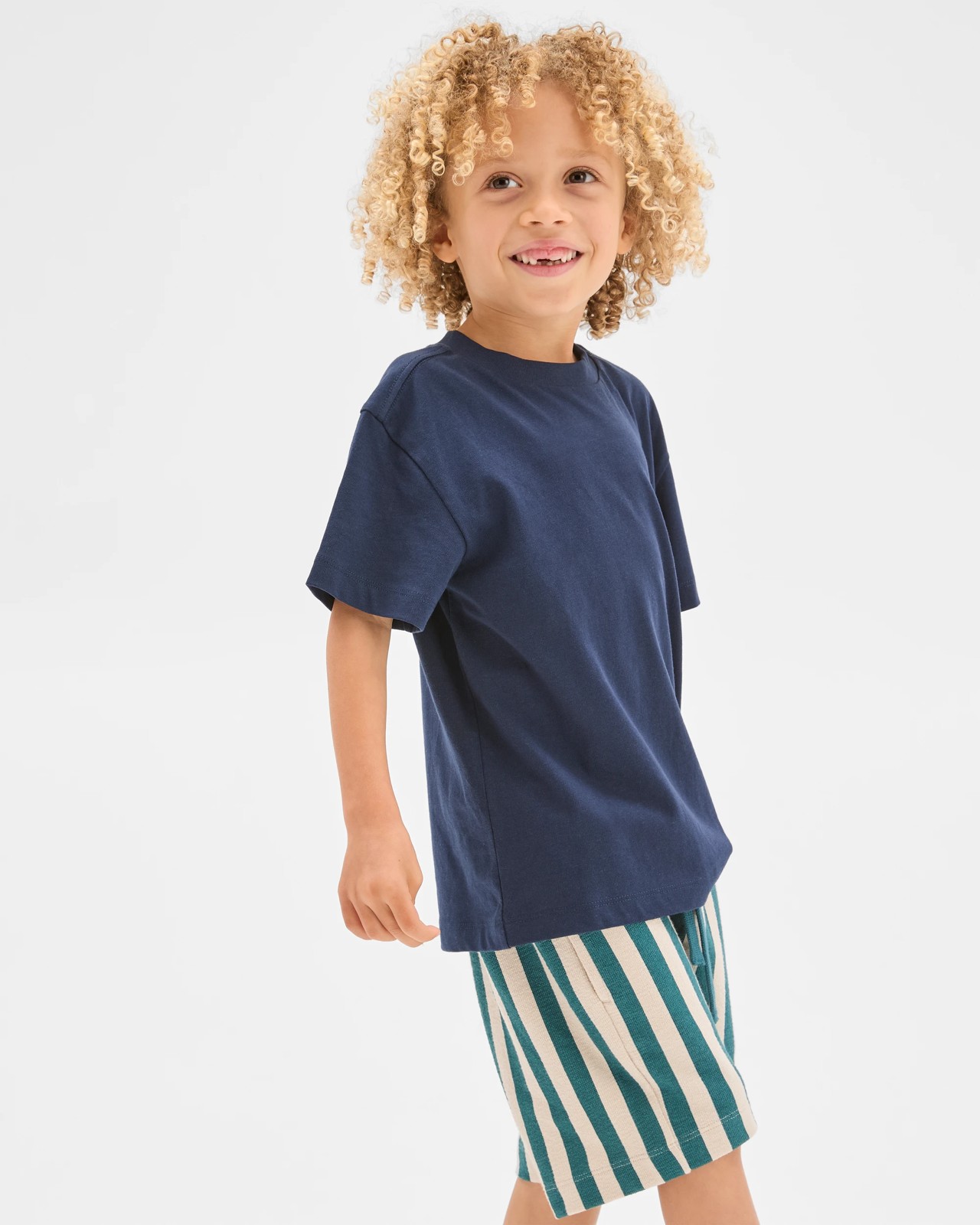 Australian Cotton Slub Jersey Shorts - Green 4 of 6