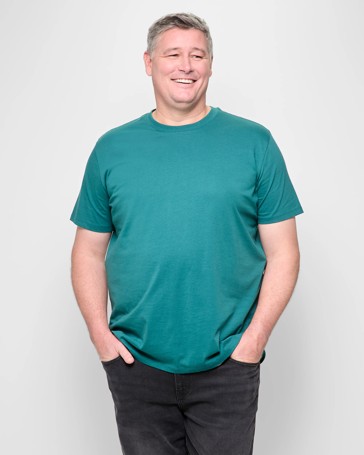 Plus Size Australian Cotton Crew T-Shirt