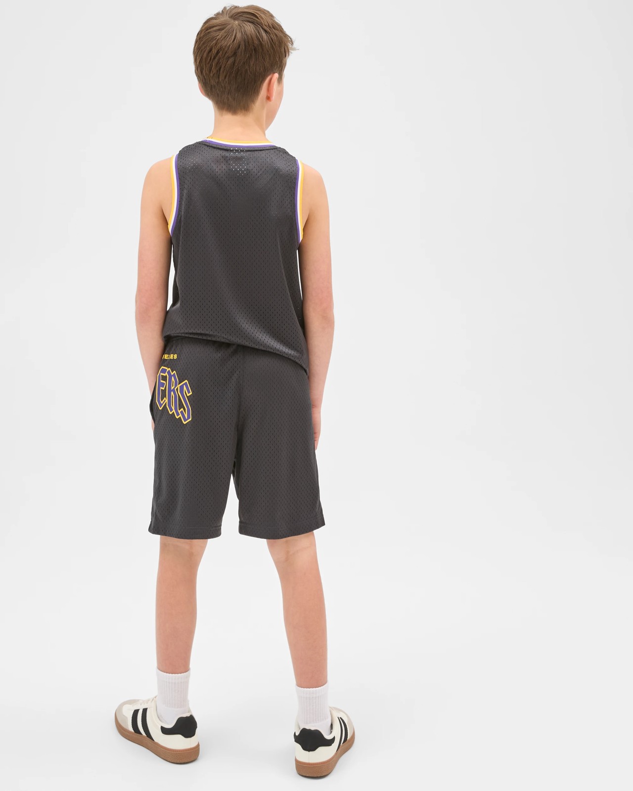 NBA Knee Length Mesh Shorts - Black 5 of 6