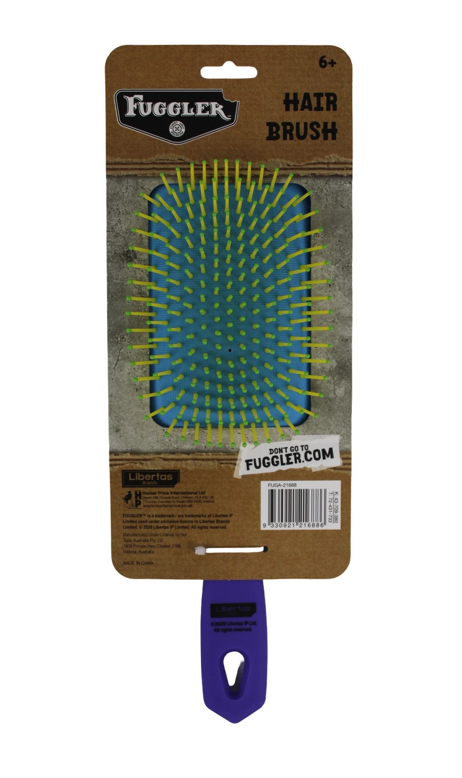 Fuggler Paddle Hairbrush - Rainbow 4 of 4