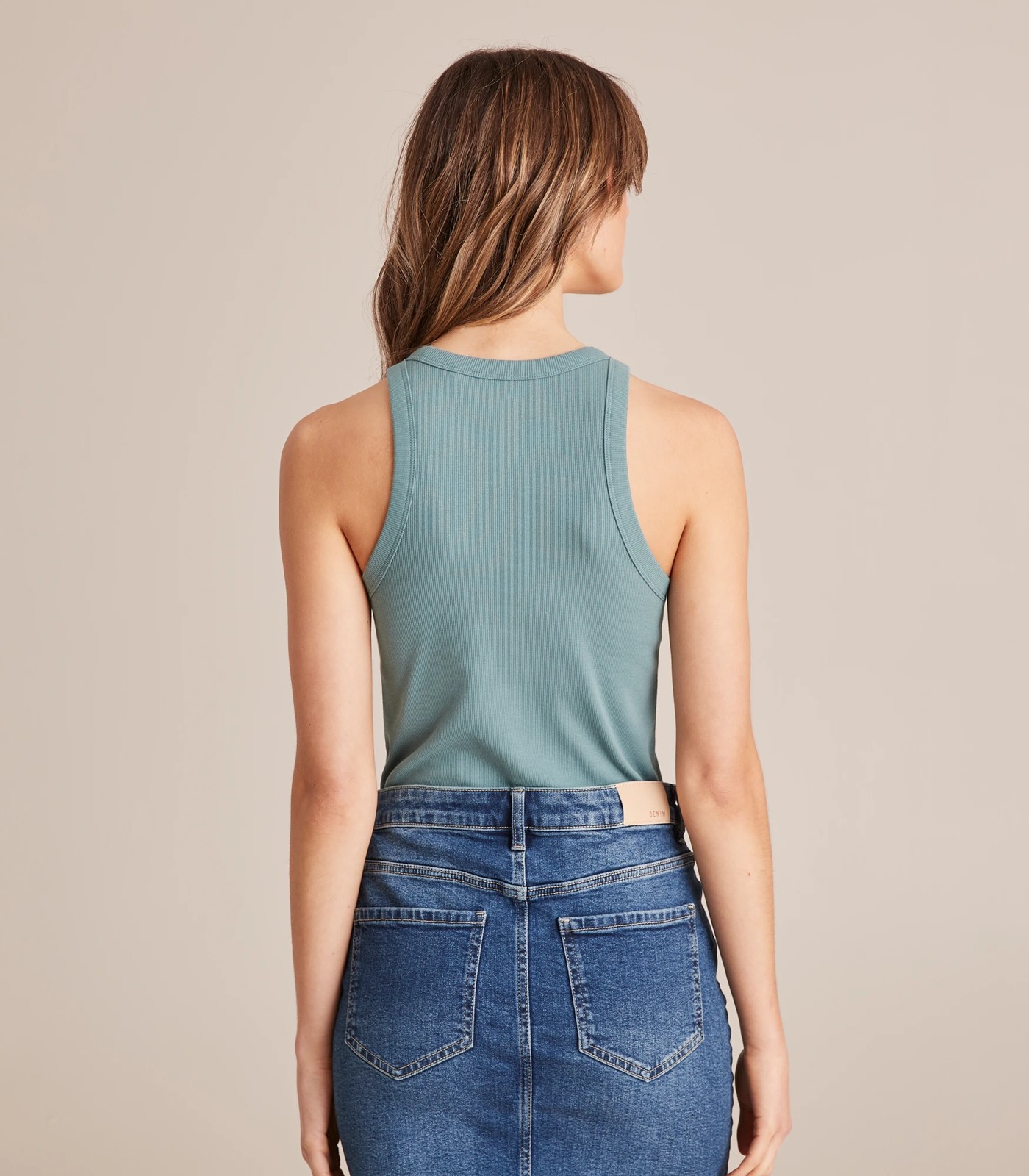 Organic Cotton Racer Front Tank Top 5 of 6