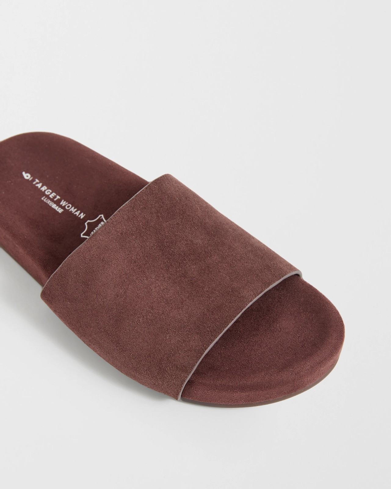 Genuine Suede Haven Slides - Brown 3 of 3