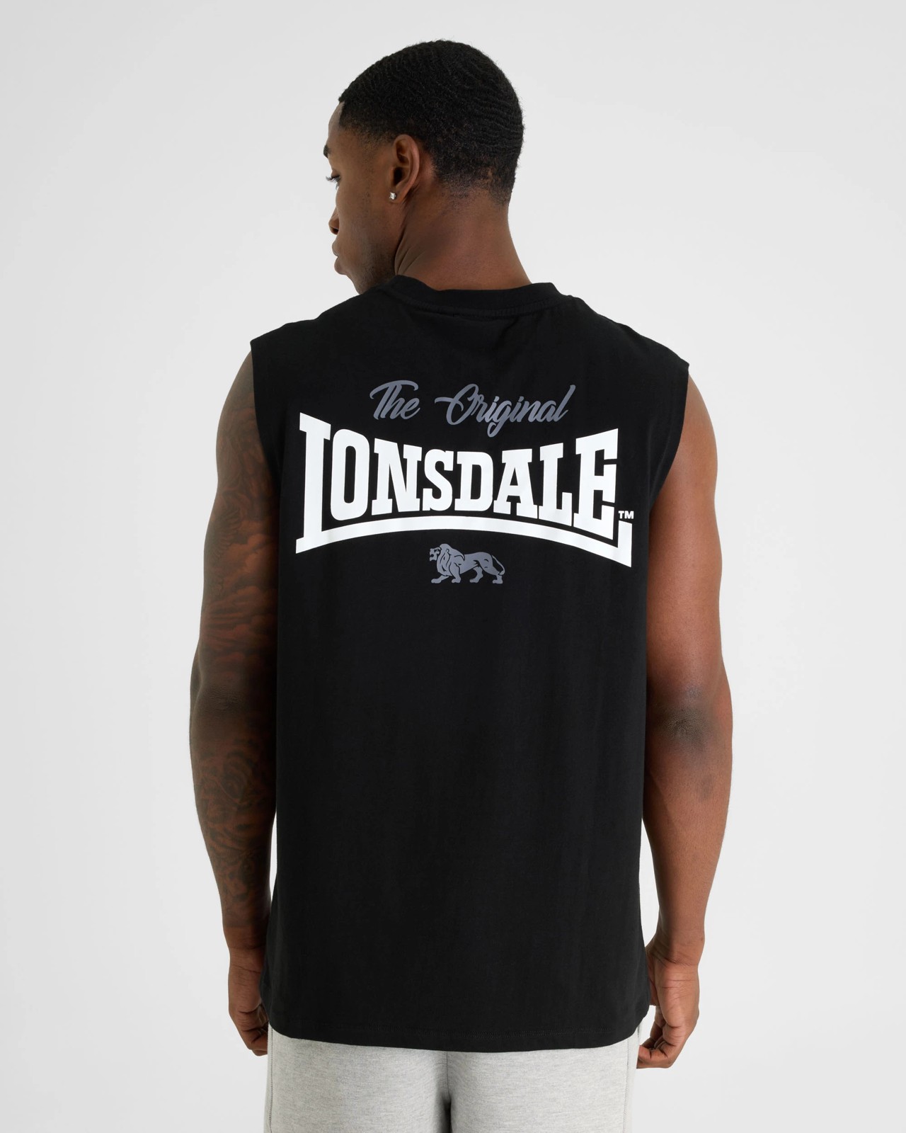 Lonsdale London Muscle Tank Top - Black 2 of 6