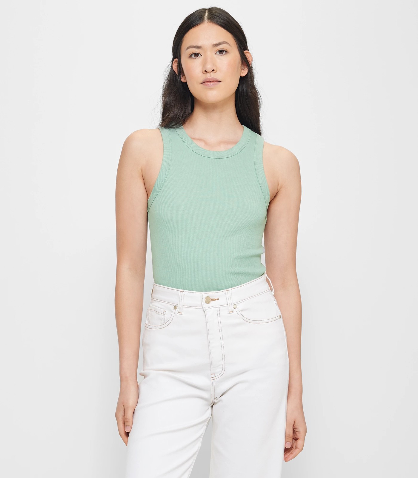 Cotton Scoop Neck Tank Top : Target