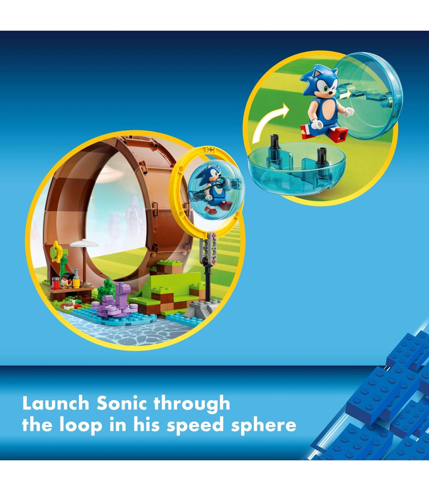 Sonic's Green Hill Zone - Lego Green Hill Zone, HD Png Download