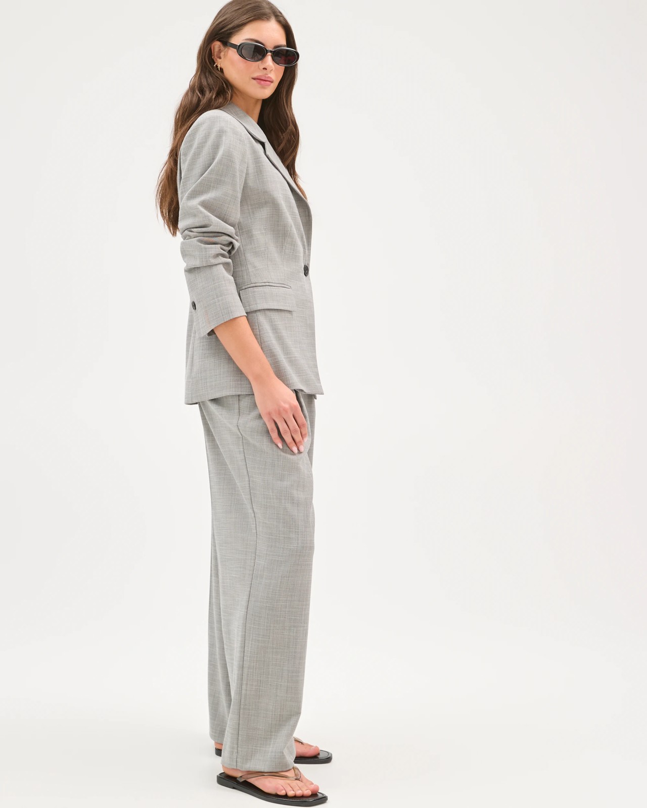 Petites Tailored Full Length Pants 3 of 5