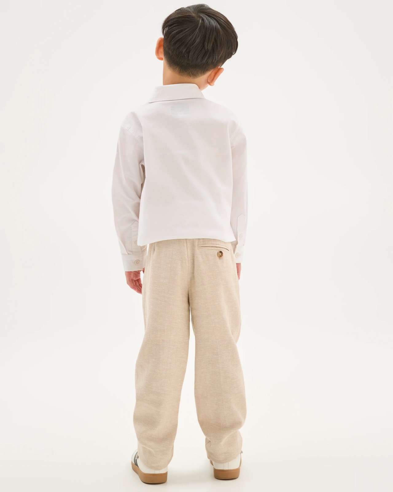 Linen Blend Tailored Suiting Pants 3 of 6