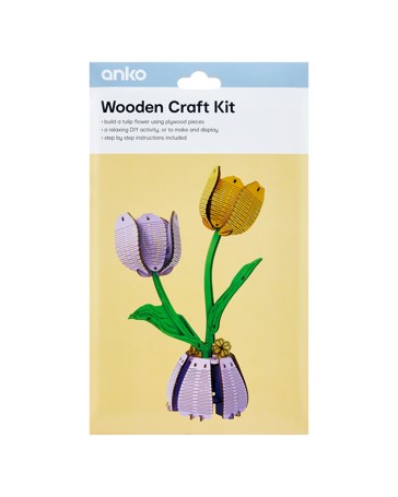 Anko Wooden Craft Kit - Tulip
