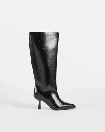 High Heel Long Boots - Scarlet