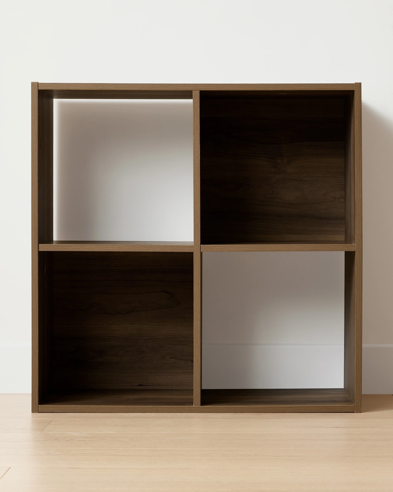 Anko Walnut Look 4 Cube Unit 2 of 5