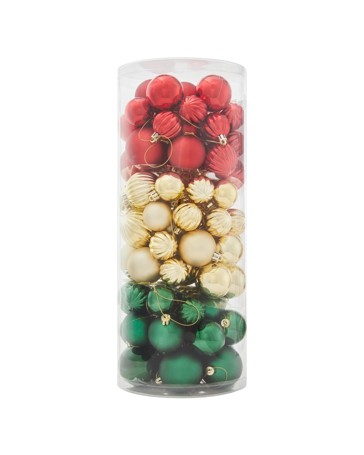Anko 100 Pack Traditional Baubles