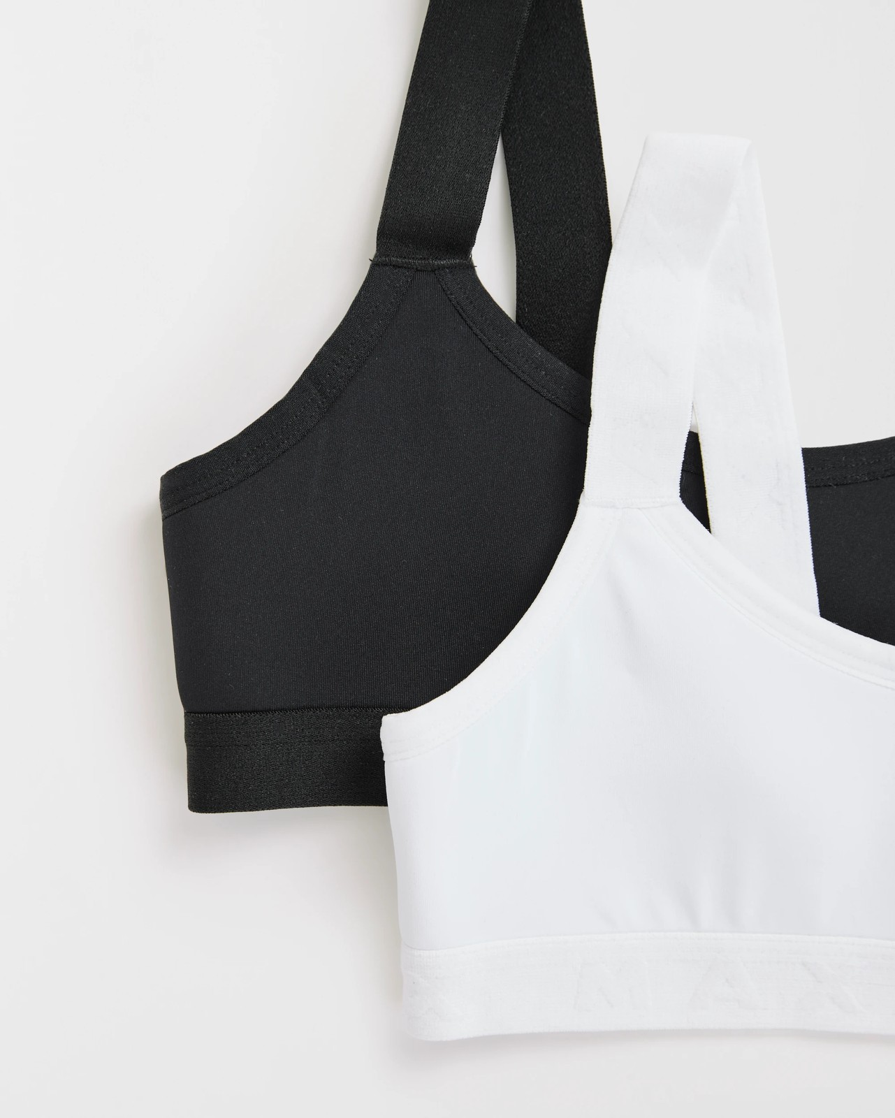 Maxx Big Girls 2 Pack Micro Performance Active Crop Tops 2 of 2