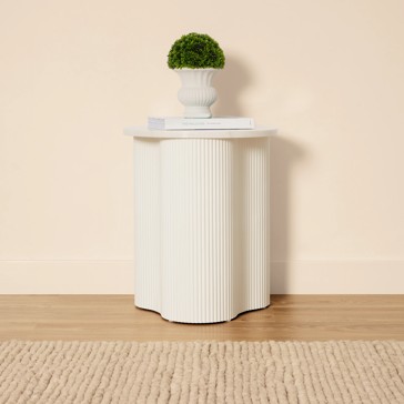 Round Marble Side Table - Anko