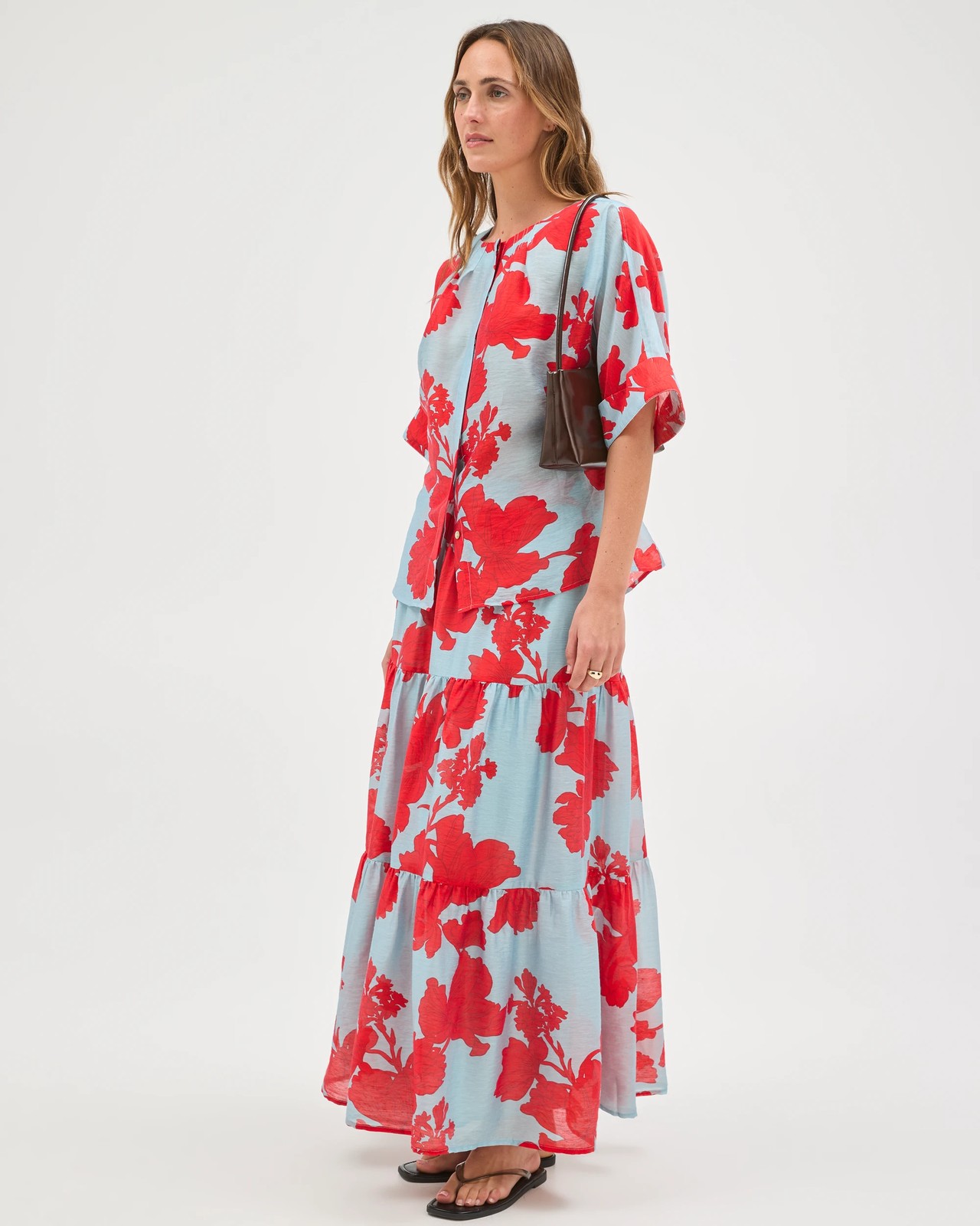 Preview Tiered Maxi Skirt 2 of 6