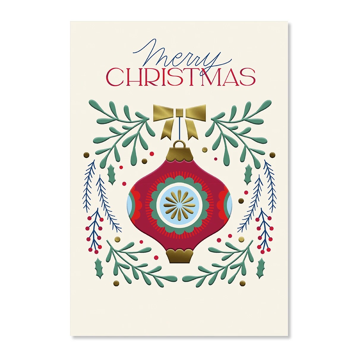Hallmark Christmas Card - Vintage Ornament 3 of 3
