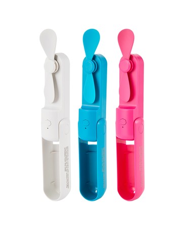 Anko Portable Fan with Charger - Assorted