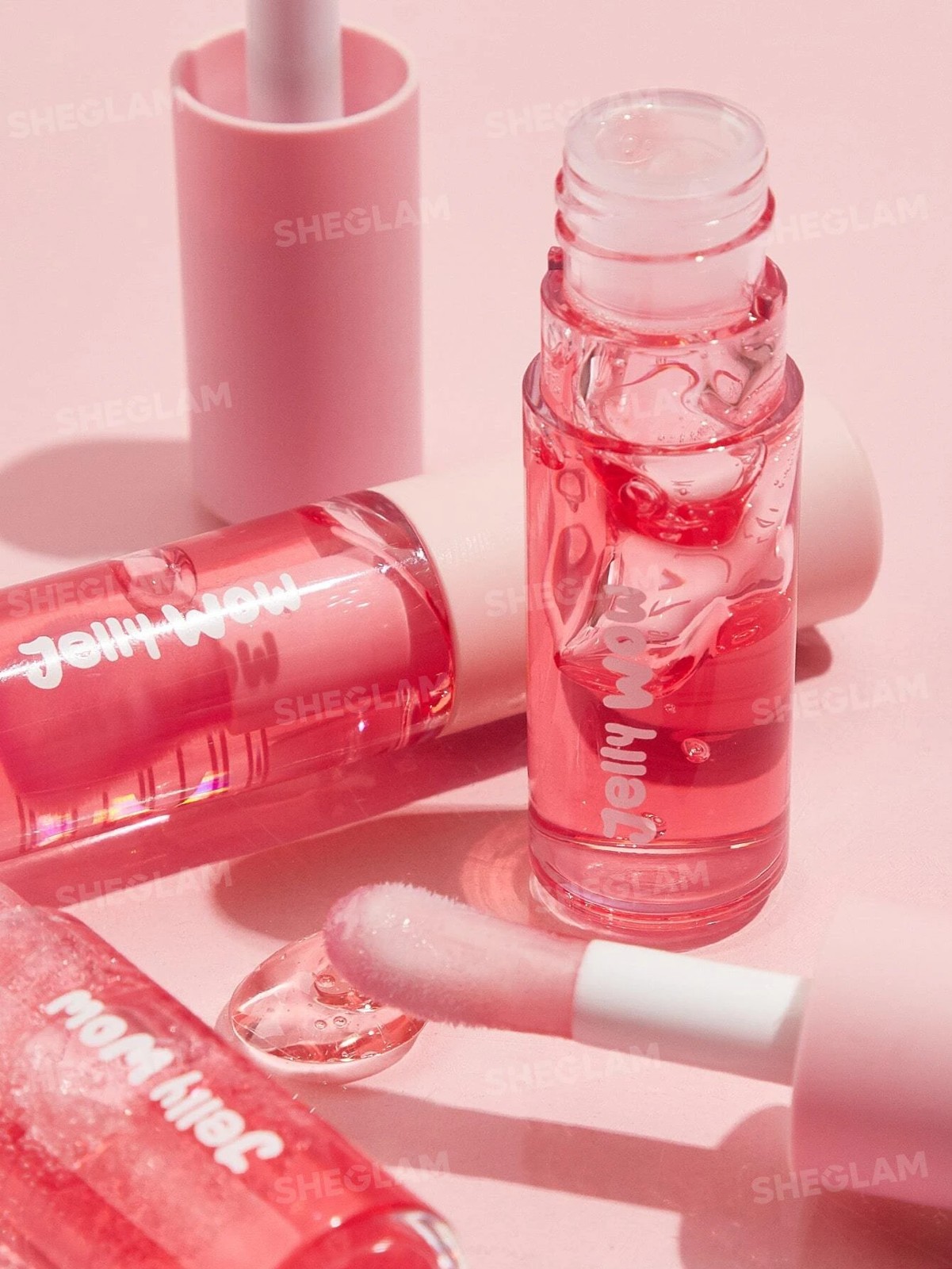SHEGLAM Jelly Wow Hydrating Lip Oil - Berry Involved 4 of 5