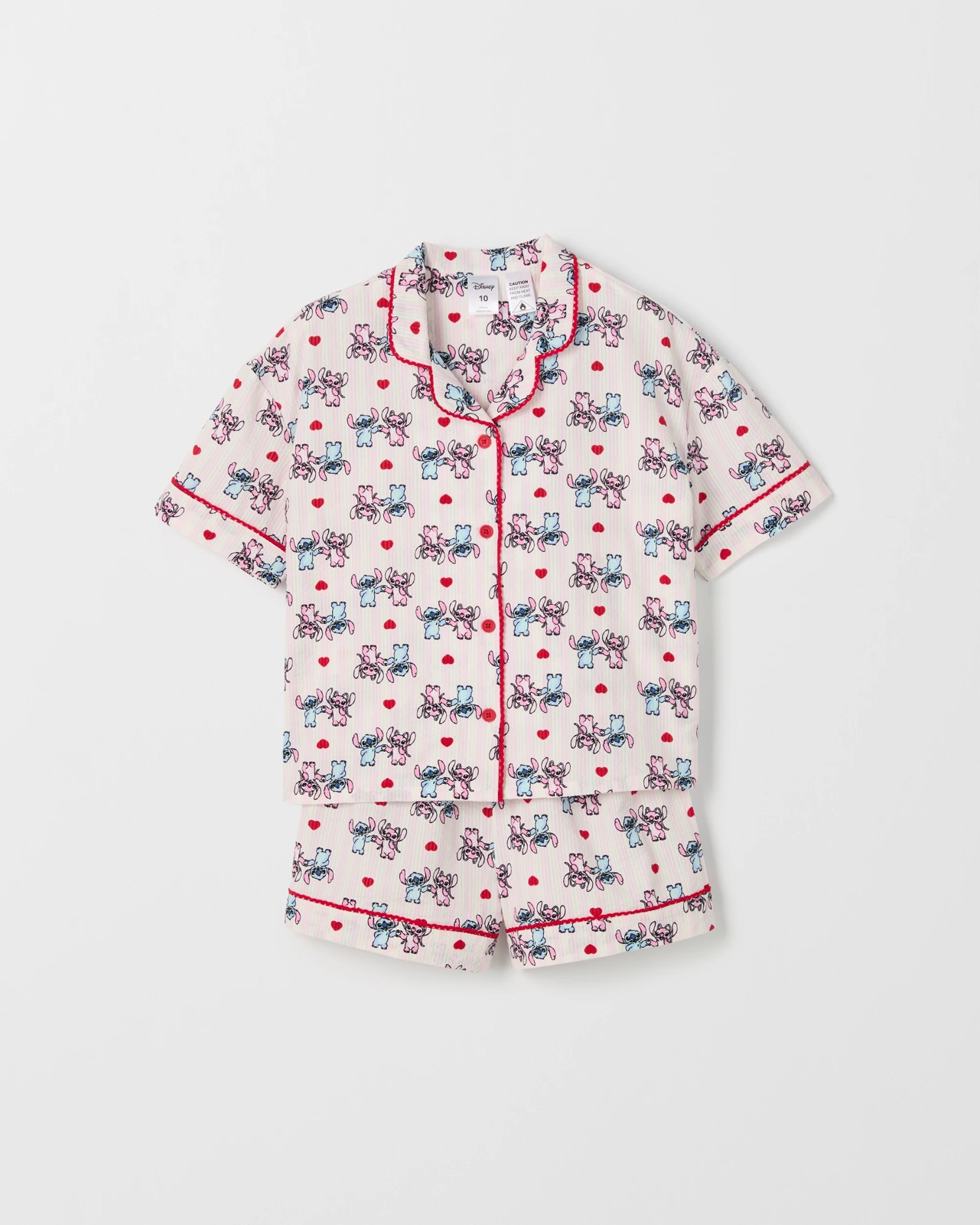 Licensed Disney Lilo & Stitch Older Girls Woven Pyjama Set 6 of 6