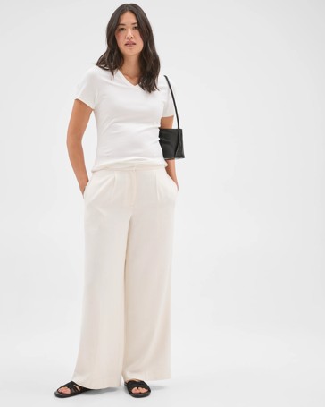 Preview Australian Cotton V-Neck Interlock T-Shirt