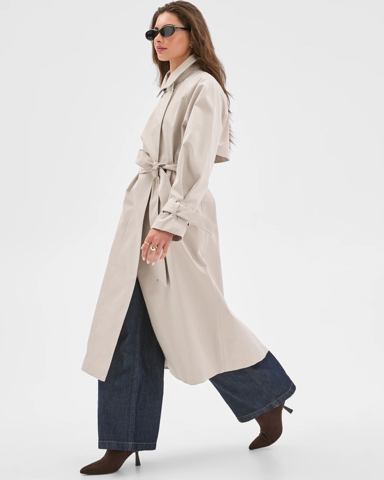 Petites Statement Trench Coat 3 of 5
