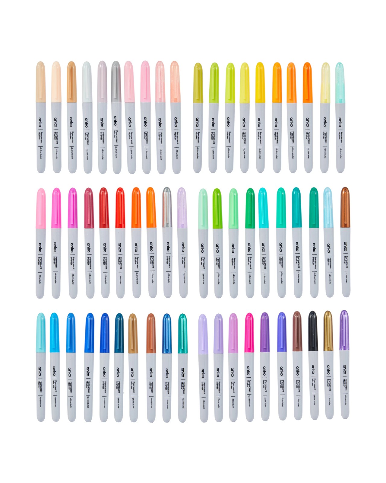 Anko 60 Pack Permanent Markers 4 of 6