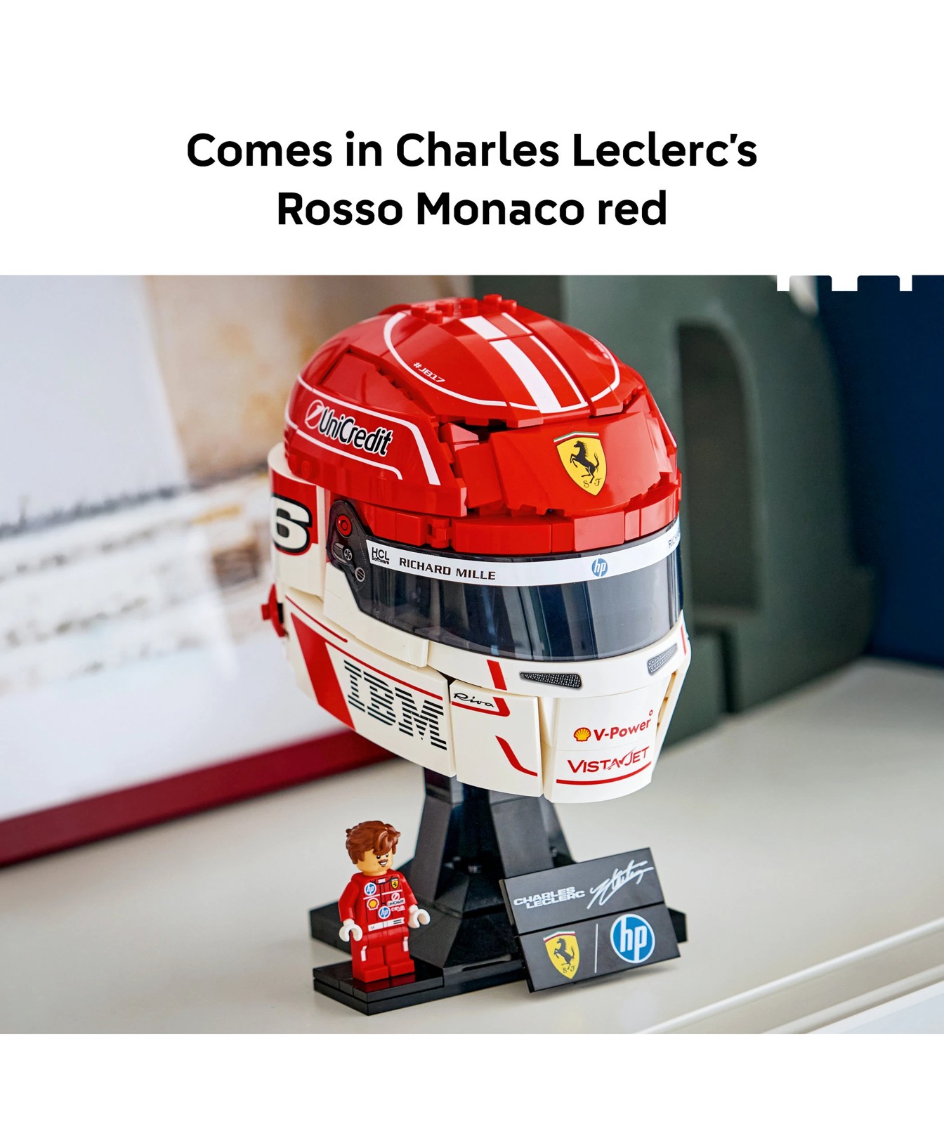 LEGO® Editions Formula 1 Scuderia Ferrari HP Charles Leclerc Helmet 3 of 5