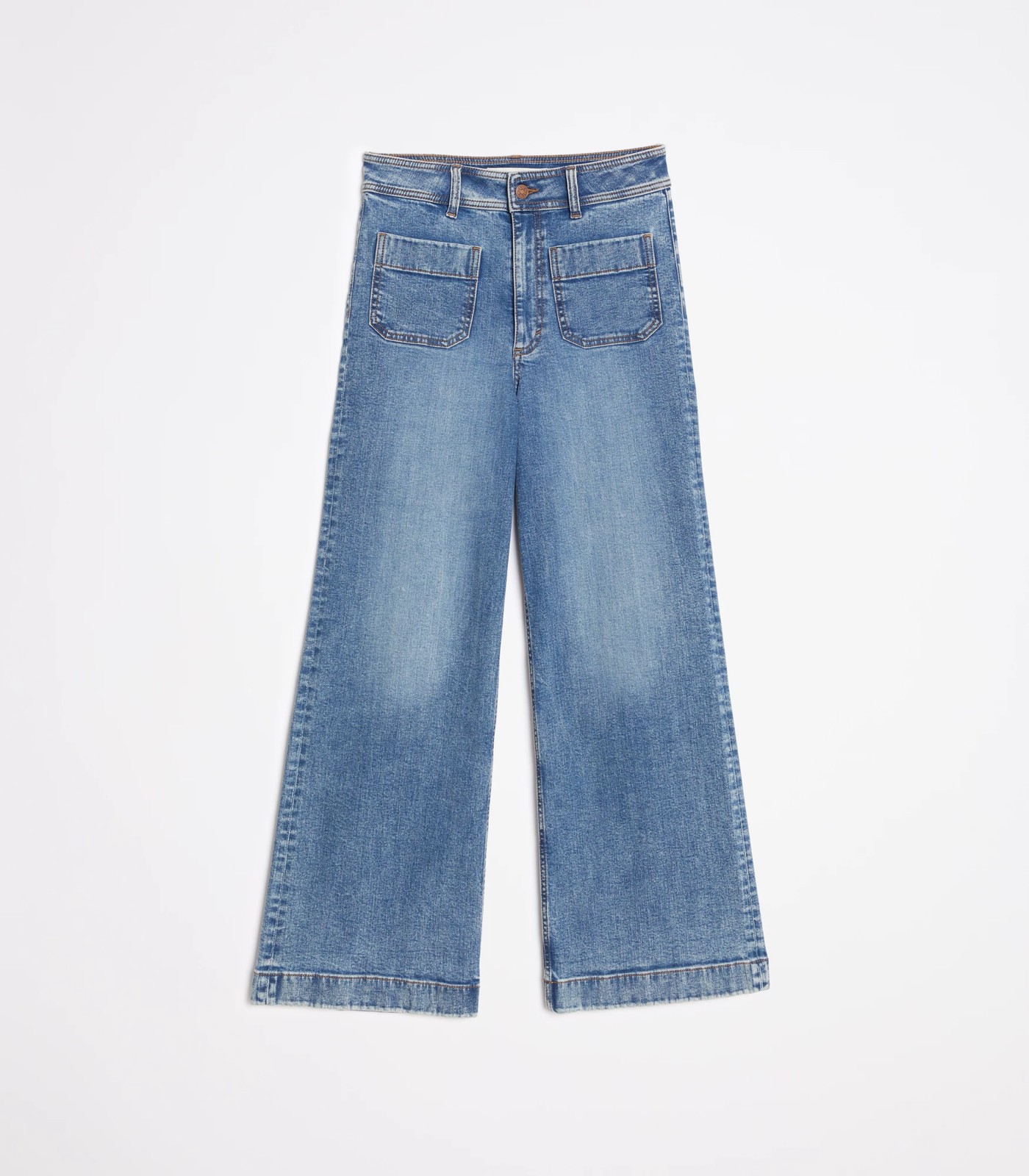 Mila Denim Super High Rise Wide Leg Full Length Jeans | Target Australia