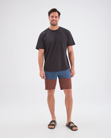 Contrast Panel Swim Boardshorts