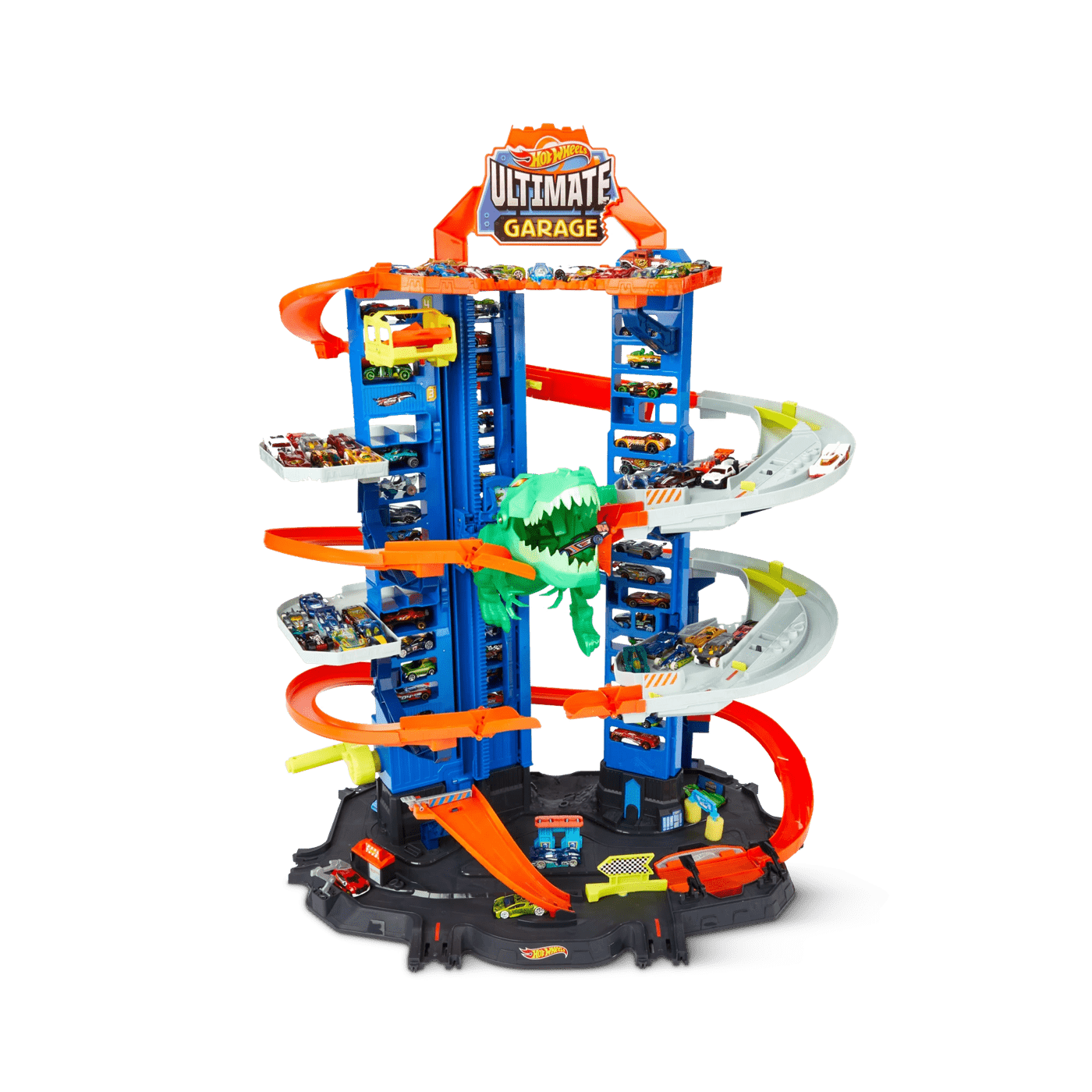 Hot wheels mega hot sale city parking garage