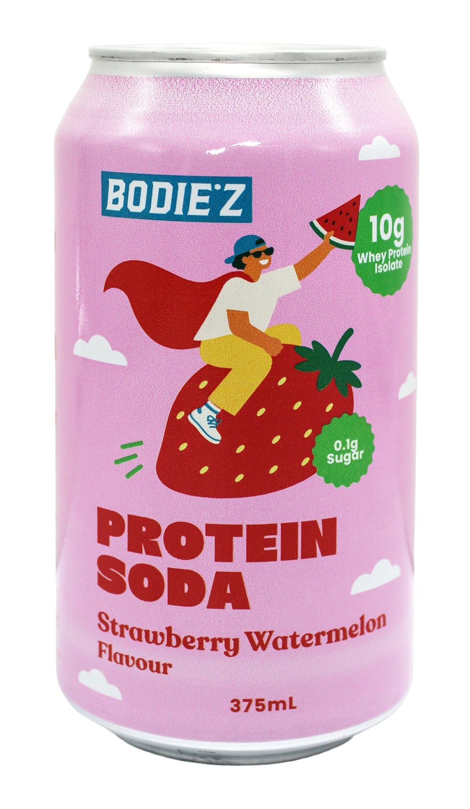 Bodiez Protein Strawberry Watermelon Flavour Drink 375ml 4 of 4