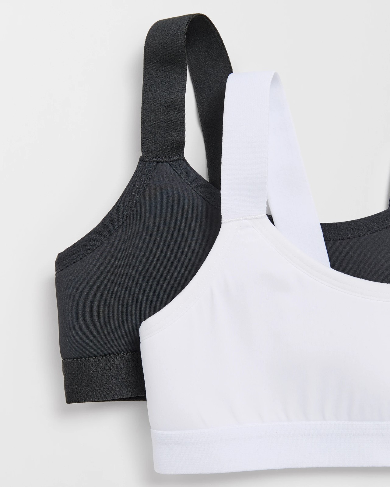Maxx Big Girls 2 Pack Micro Performance Active Crop Tops 2 of 2