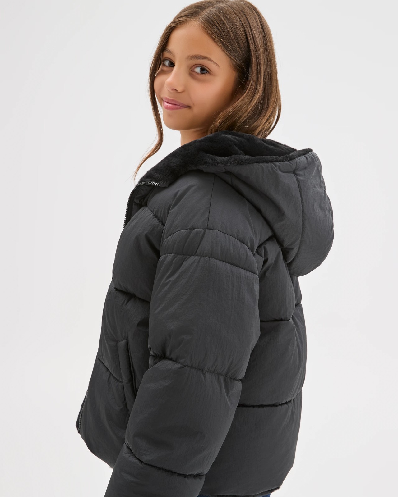 Reversible Hooded Puffer Jacket 3 of 6