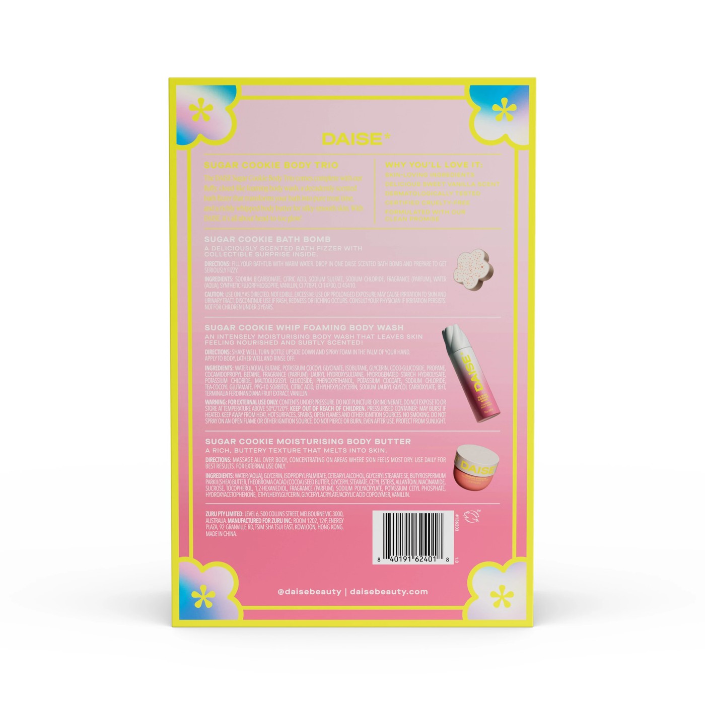 DAISE Sugar Cookie Body Trio 2 of 5