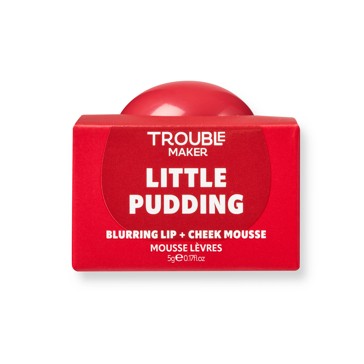 Trouble Maker Little Pudding Blurring Lip + Cheek Mousse - Mimi Rose Pink