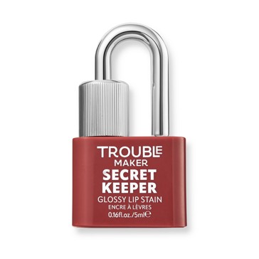 Trouble Maker Secret Keeper Glossy Lip Stain - Trickish Caramel Nude